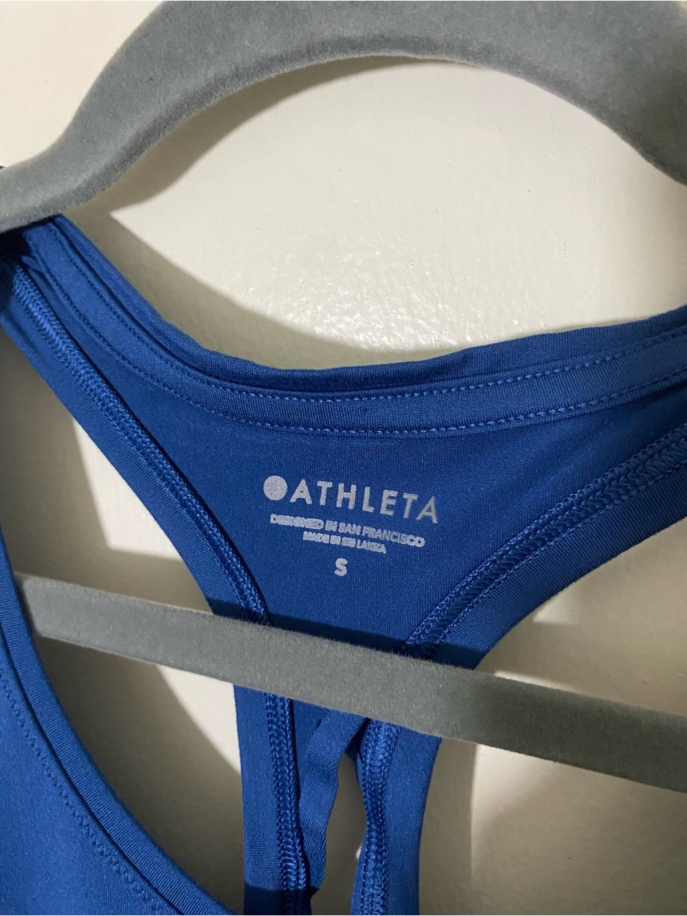 Athleta Royal Blue Racerback Performance Tank - Picture 3 of 3